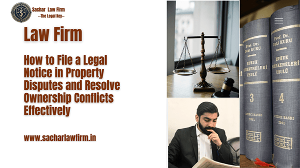 How to File a Legal Notice in Property Disputes and Resolve Ownership Conflicts Effectively