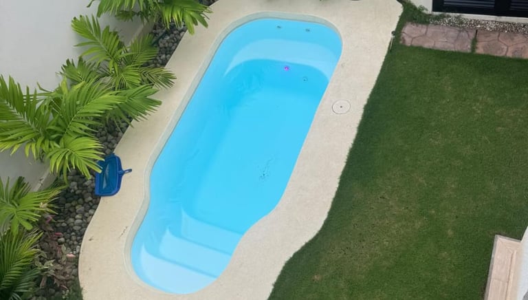 Renovación de espacios con Piscina de Fibra de Vidrio de Summer Pool Solutions