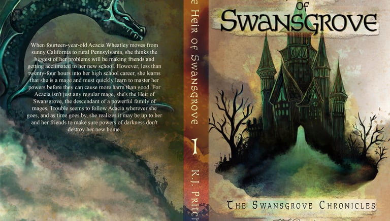 COver image for The Heir of Swansgrove
