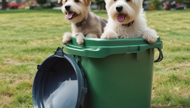 two-small-dogs-playing-in-a-waste-bin