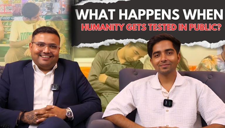 Testing Humanity Through Viral Pranks ft. Shoyeb 🤝🎭 | Social Experiment Behind the Scenes