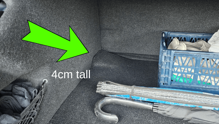 BYD Seal Boot with small bump