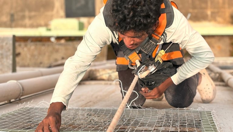 Safety Nets installation in Whitefield