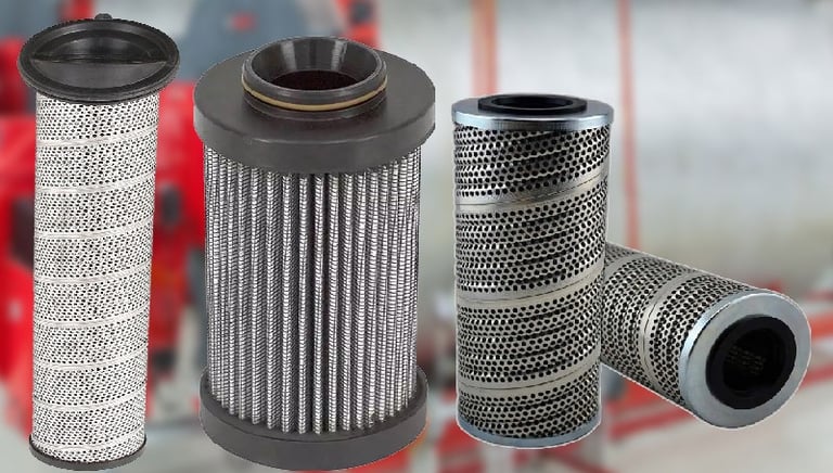 filter oli element dengan design yang berbeda