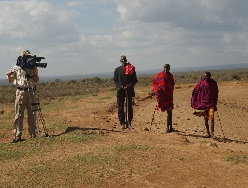 Mark Crowner Kenya location shoot 2004