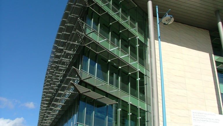 West Quay Southampton. The stunning Carnival UK building.