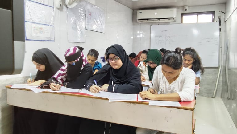 students in focus in clasroom