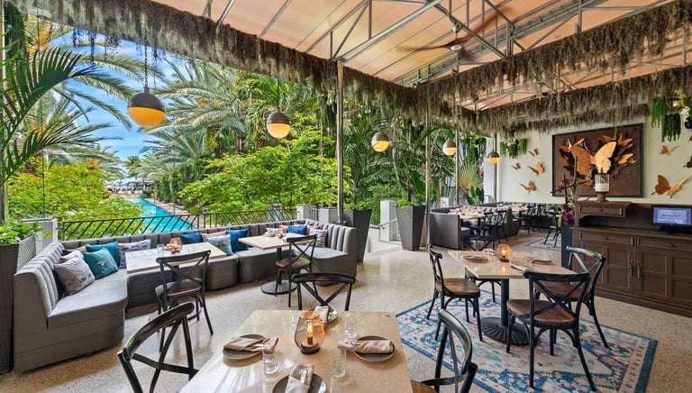 Restaurants at National Hotel Miami Beach