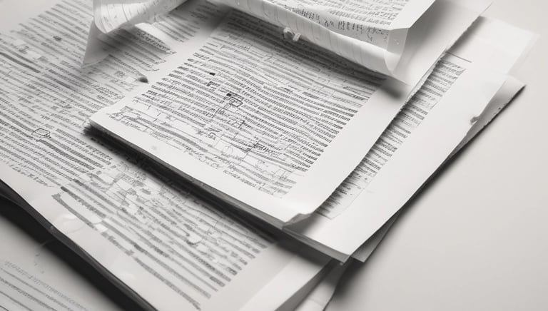 A workspace featuring a computer monitor displaying two digital documents. Next to it, several open books are stacked, and the computer tower is positioned nearby. The monitor shows one document in a PDF reader and another in a word processor.