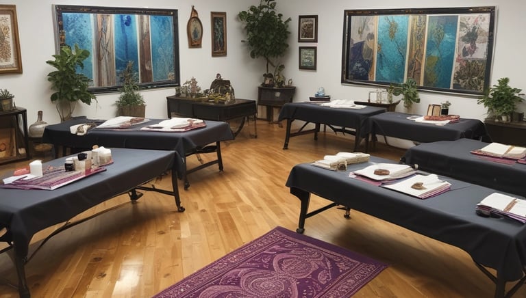 A group of friends enjoying a spa party with face masks and refreshments.