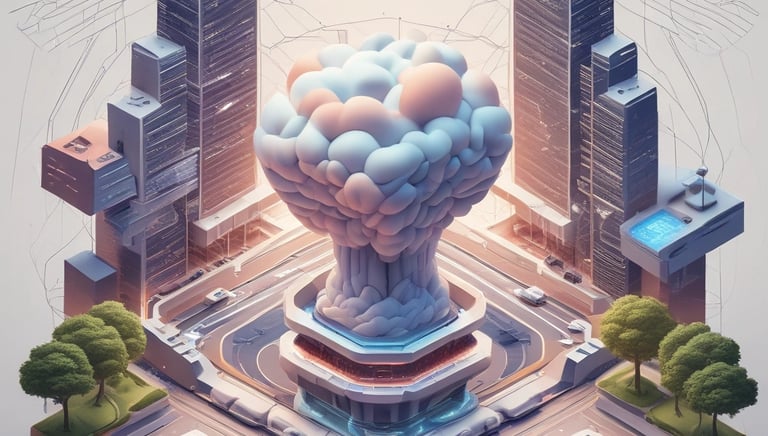 A close-up of a computer screen displaying lines of code in an integrated development environment. The code is colorful, with syntax highlighting for various programming elements such as keywords, strings, and functions. The text appears to be in a high-level programming language, possibly JavaScript or C#.