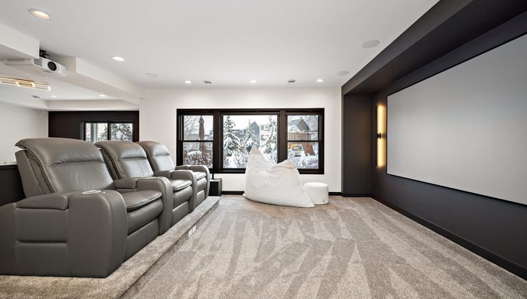Professional basement finishing contractor near Cumming, GA – modern upgrades