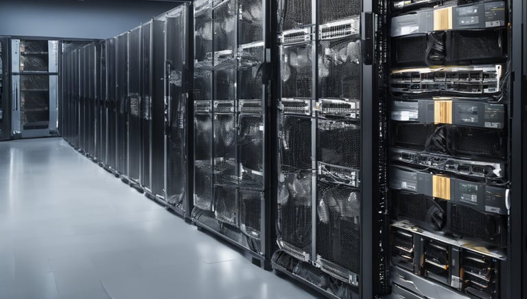 a large body of water surrounded by mountains