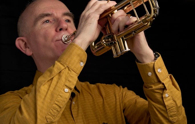 Michael Lawlor playing trumpet