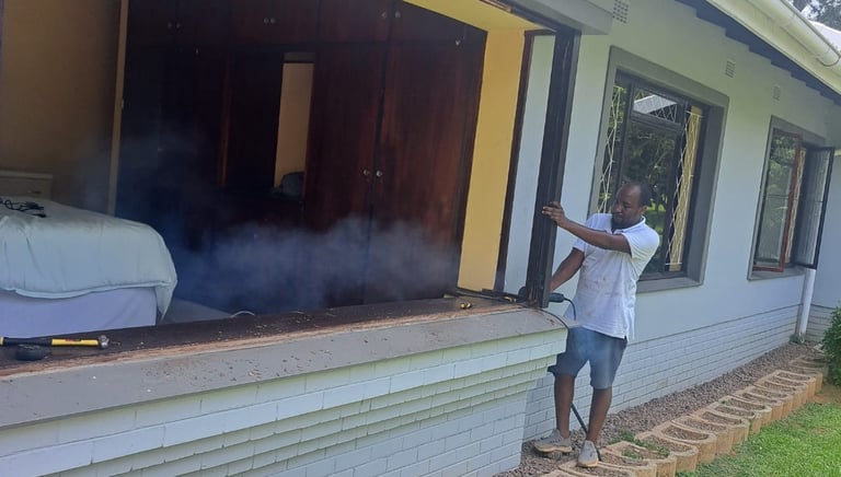 Broken window and glass replacement in Amanzimtoti, Durban