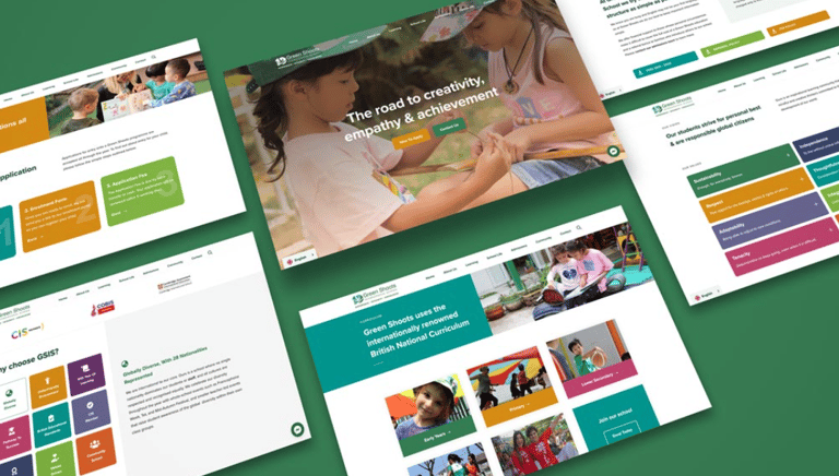 a group of children's websitepages with a variety of different themes