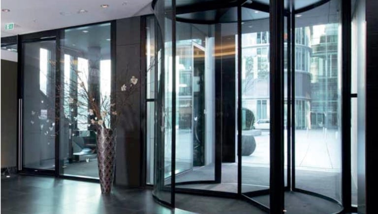 puertas automáticas giratorias