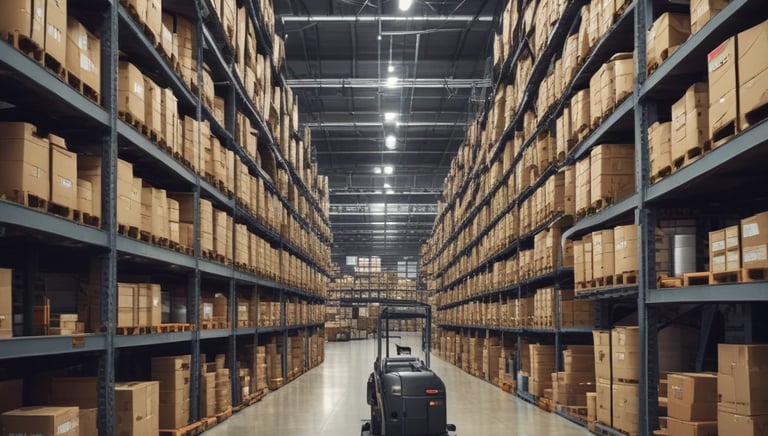 A visual representation of an inventory management dashboard.