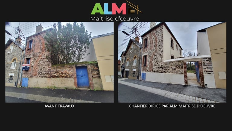 Rénovation maison individuelle Rennes # ALM Maitrise d'Œuvre 