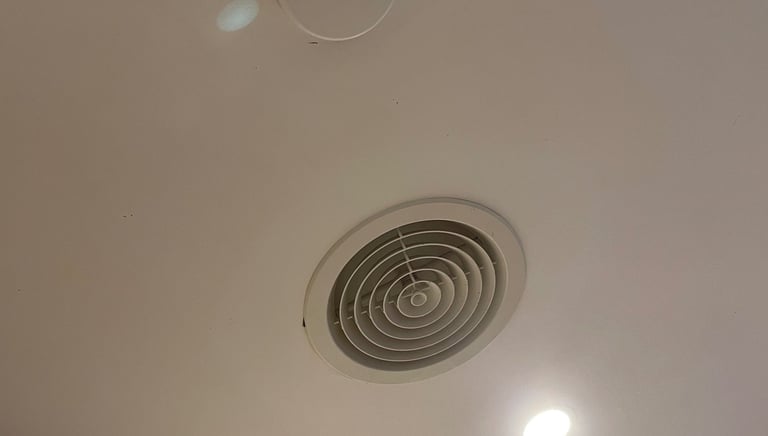 ceiling smoke alarm installed in residential property
