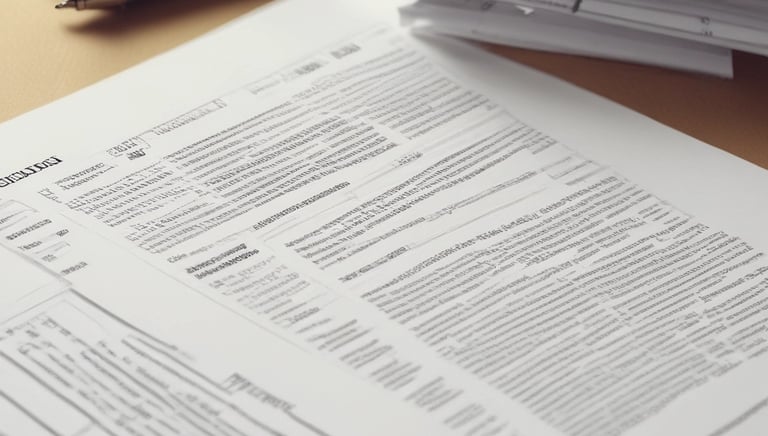 A detailed architectural blueprint lies on a table, adorned with various labels such as 'RECEPTION,' 'FOYER,' and 'IDENTIFICA AREA.' Several blue trees and shrubbery areas are illustrated on the plan. Two black pens rest on the blueprint, indicating ongoing work or recent annotations.
