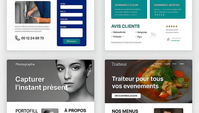 Exemple de maquette gratuite de site internet – Alpha Digital
