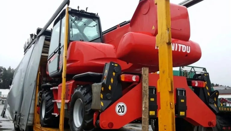 Transport Gabelstapler Traktor S&W Spedition