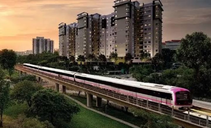 Provident Sunworth city nearby Challaghatta metro station