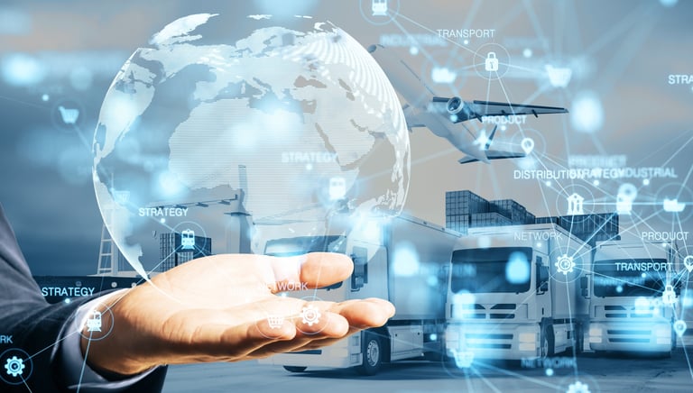 modern logistics hub