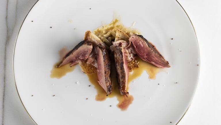 Piatto di terra fatto da Mauro Ricciardi al Ristorante LUV, Fiumaretta