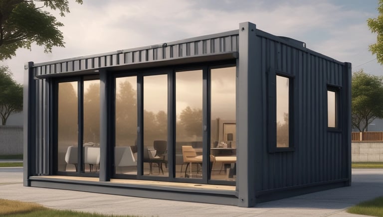 A stylish modular weekend house surrounded by nature.