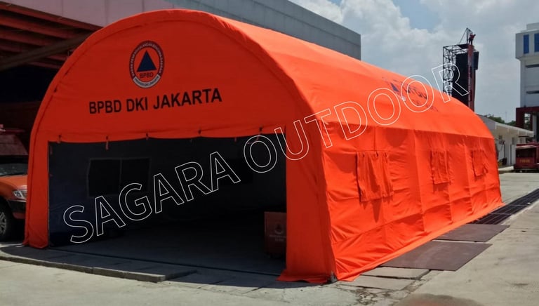 tenda pengungsi BPBD