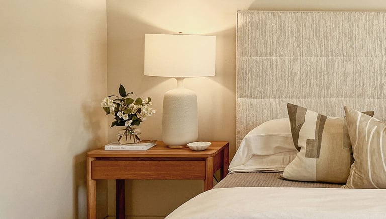 Zona dormitorio muy cálida 