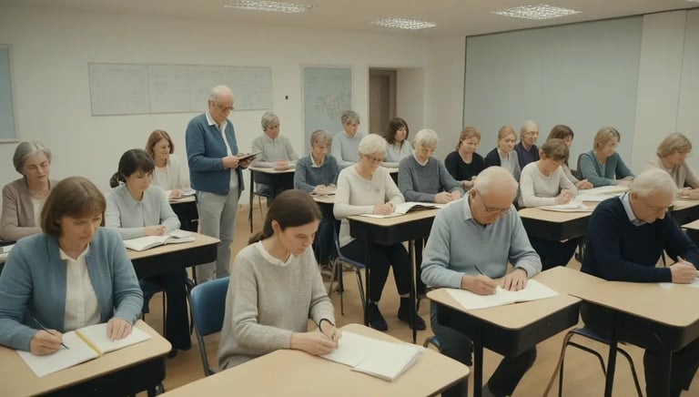 salle de dictée