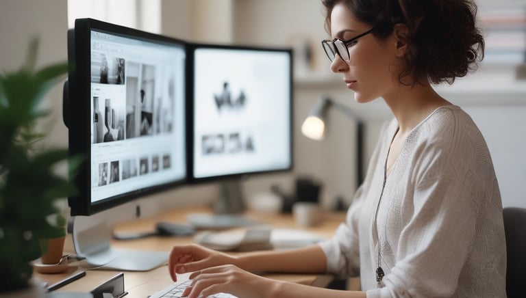 A collage showing a long video being edited into short clips, social posts, and podcasts.