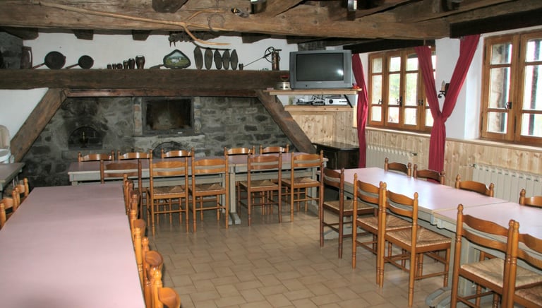 Salle à manger de la ferme "La Luc"