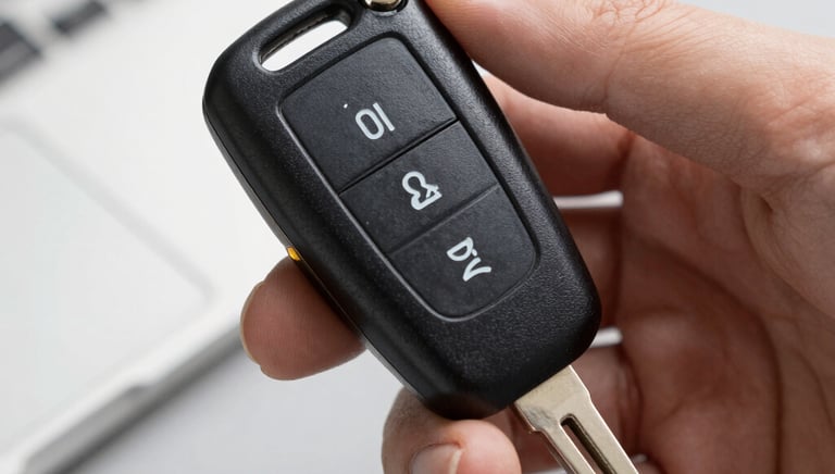 spare key that has been duplicated and cut