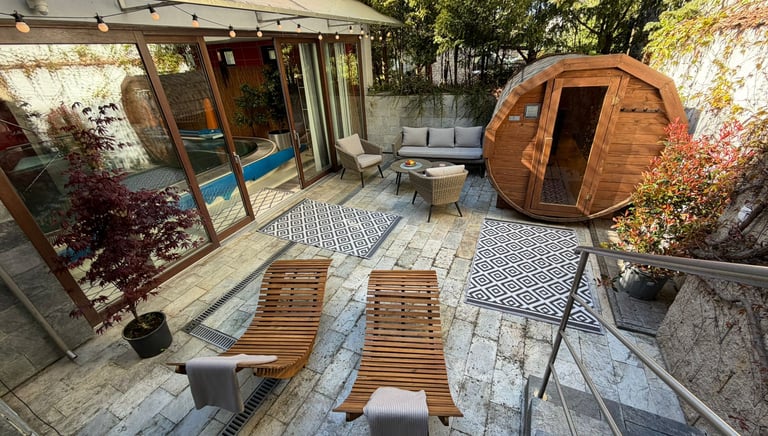Privátní finská sudová sauna v Praze