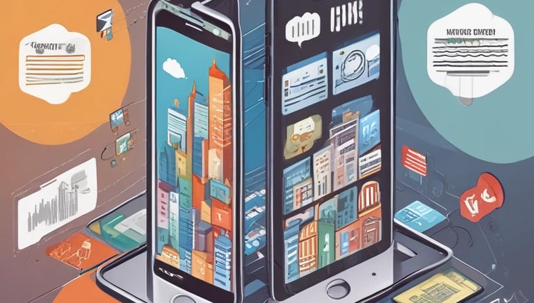 A graphic illustrating publisher benefits in mobile advertising.