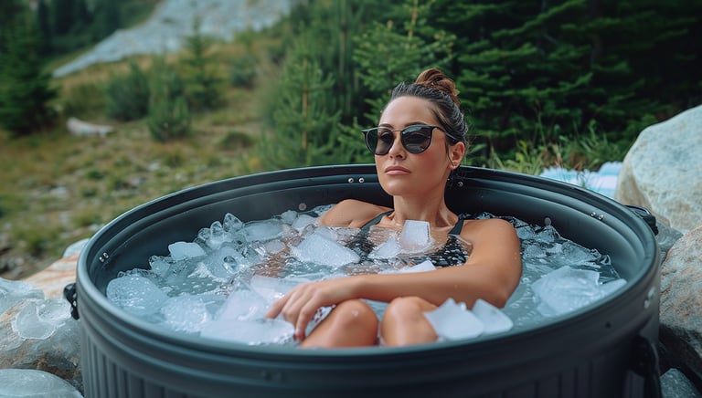 femme bain glace marseille