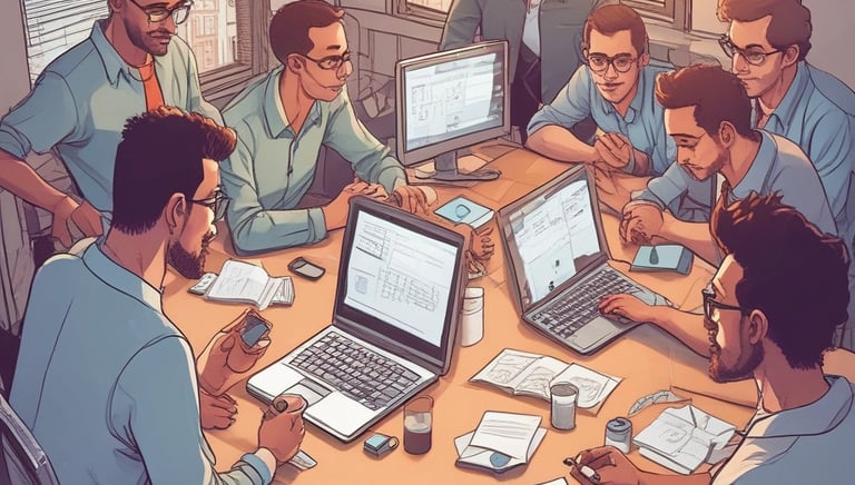 Close-up of robotic arms working in a high-tech industrial environment.