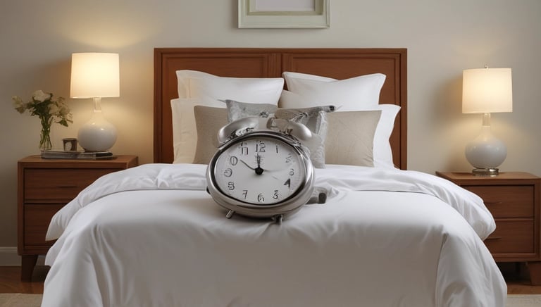 Minimalist app screen showing a clean, blush-toned task list with rounded shapes.