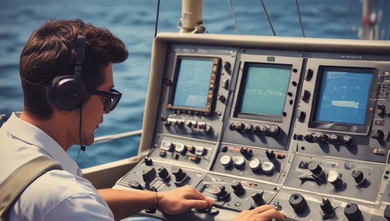 Professional dockworkers loading supplies onto a ship at a busy port.