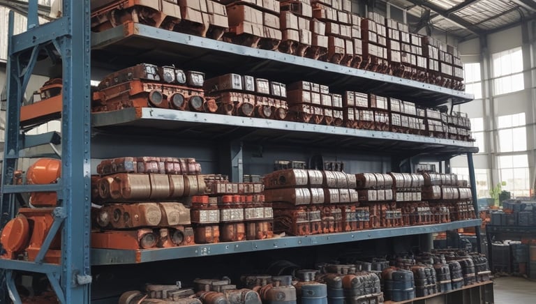 Professional dockworkers loading supplies onto a ship at a busy port.