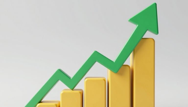 A sleek black and white website layout displayed on a laptop screen.