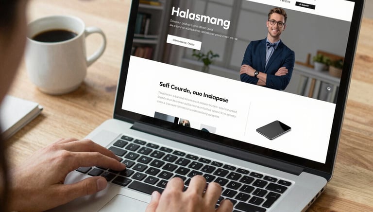 A creative workspace with marketing charts and a smartphone showing social media apps.