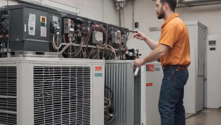 two men wearing hard hat standing near clear glass window