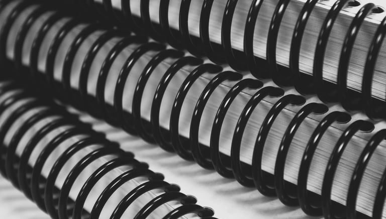 Encuadernación de catálogos y producción editorial