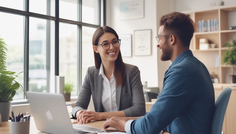 A cozy house with a well-kept garden under a clear blue sky.