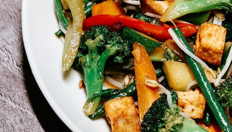 StirFry Vegetales with Tofu